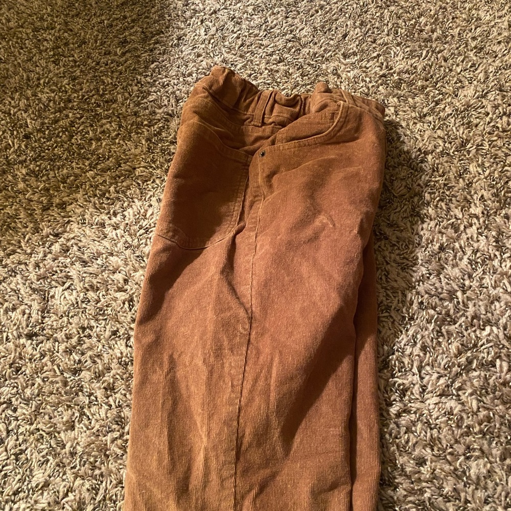 Boys corduroy dress pants with adjustable waist